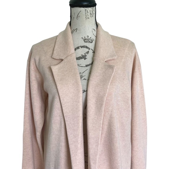 SOLD J. Crew Ella open-front merino wool blend long sweater blazer XS luxury - Picture 3 of 16